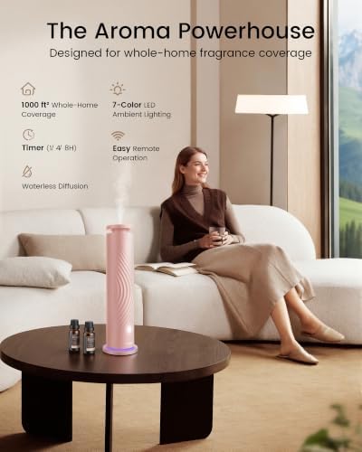 Waterless Essential Oil Diffuser for Home, Ultra-Quiet - Image 2