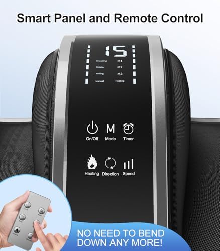 CARESKY® Shiatsu Foot Massager with Heat and Remote-FSA Eligible HSA Electric Deep Kneading Foot Massager for Neuropathy, Plantar Fasciitis, Massage Feet/Leg/Calf/Ankle, Gifts for Women and Men - Image 5