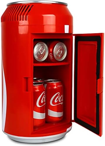 Koolatron Coca-Cola Portable 8 Can Thermoelectric Mini Fridge 5.4 L/ 5.7 Quarts Capacity, 12V DC/110V AC Cooler for home, cabin, beer, beverages, snacks, skincare, cosmetics, medication, Red CC06 - Image 3