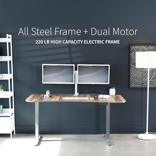 VIVO Reclaimed Wood 60 x 24 in Standing Desk, DESK-KIT-E2G1P - Image 6