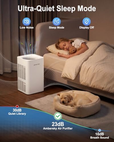 Ambersky HEPA Filter Air Purifier for Home Bedroom Large Room 2500 Ft² AUTO - Image 4