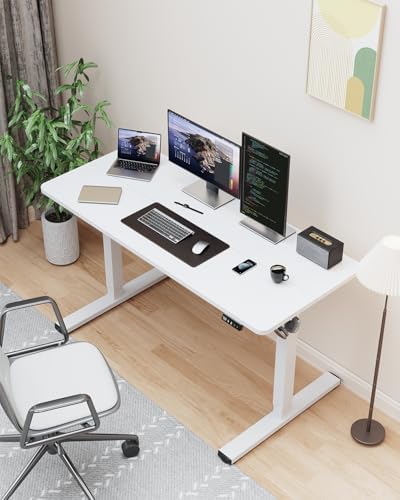 40" Small Electric Standing Desk Adjustable Height for Home Office - Image 2