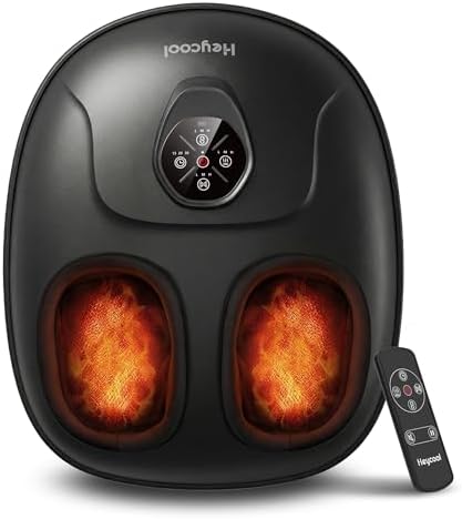 Heycool Foot Massager with Heat, Deep Shiatsu for Neuropathy Pain Relief by Heycool