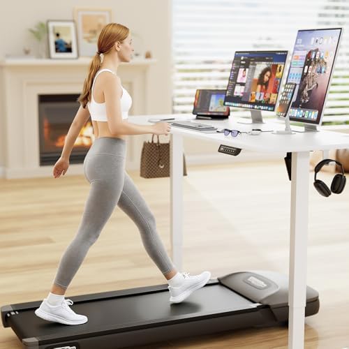 Furmax 63 Inches Electric Standing Desk, Home Office Desk with Phone Holder - Image 2