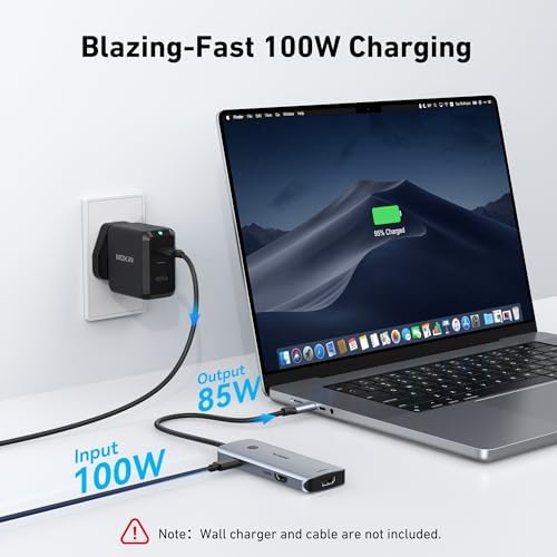 MOKiN USB C Docking Station 2 HDMI with 100W PD for HP/Dell Laptop - Image 6