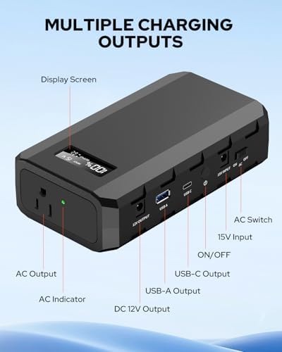 SinKeu 23400mAh/86.58Wh Portable Power Bank with AC Outlet - Image 6