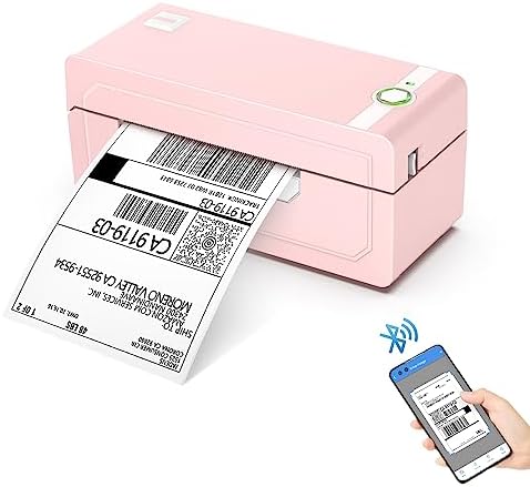 JADENS Bluetooth Thermal Shipping Label Printer, Wireless 4x6 Label Printer by JADENS