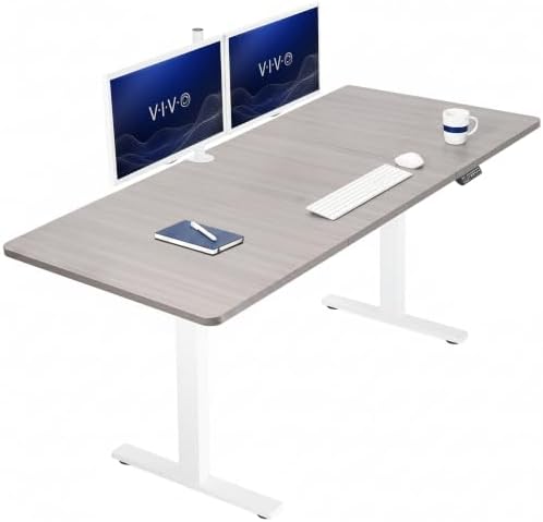 VIVO Dark Gray 71 x 36 in Standing Desk, DESK-KIT-1W7G-36 by VIVO