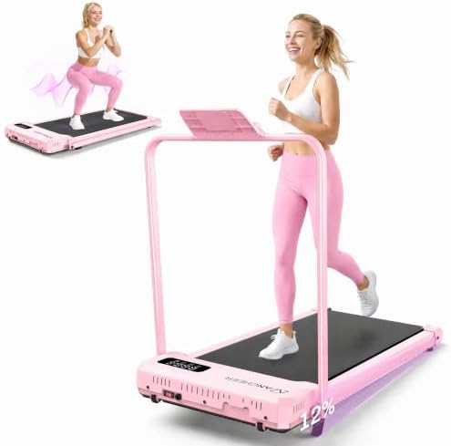 ANCHEER Walking Pad with Incline - Under Desk Treadmill with Handle Bar by YourHealthyLifestyle