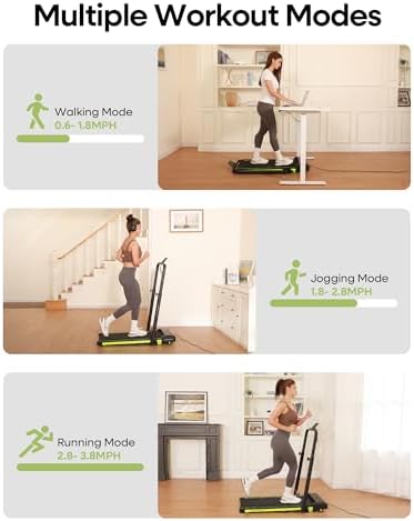 Walking Pad Treadmill with Incline and Height Adjustable Handle Bar - Image 4