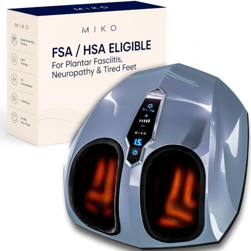 MIKO Shiatsu Foot Massager with Heat for Neuropathy & Plantar Fasciitis by Miko