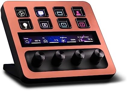 MightySkins Skin Compatible with Elgato Stream Deck + - Solid Salmon | Protective, Durable, and Unique Vinyl Decal wrap Cover | Easy to Apply, Remove, and Change Styles | Made in The USA by MIGHTY+SKINS