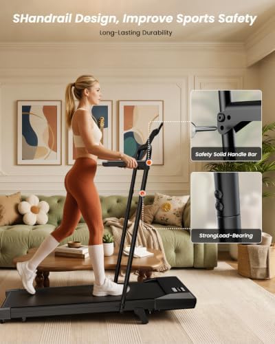 Superun Walking Pad with 6% Incline, 2.5HP Under Desk Treadmill, 300lbs - Image 2