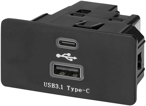 Carplay USB Interface Hub, HC3Z-19A387-B/D/E/F/G Upgrade USB/Type-C Module Support Apple Carplay Android for Ford F-150 SYNC 3 Version 3.4 Support Fast Charging by XINRINTONG