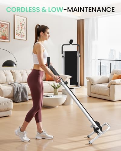 AKLUER Dual Flywheel Manual Treadmill - Foldable Non-Electric for Home/Gym - Image 5