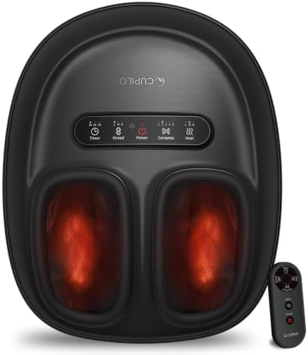 Foot Massager with Heat for Neuropathy-[2026 Upgraded], FSA Eligible HSA by CUPILO
