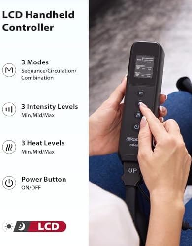 CINCOM Leg Massager with Heat and Compression, FSA - HSA - Image 3