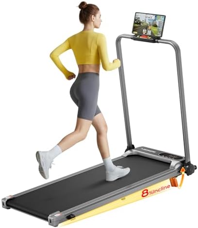 Abonow Walking Pad Treadmill with Handle Bar for Home Office by Abonow