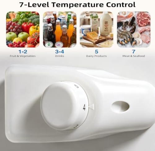 Antarctic Star 3.2 Cu.Ft. Compact Refrigerator,Single Door Mini Fridge with Adjustable Thermostat,Low noise for Apartment,Dorm,Office,STEEL - Image 2