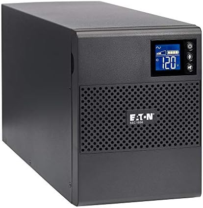 Eaton 5SC1500 Pure Sinewave UPS Battery Backup, 1440VA / 1080W, AVR, LCD Display, Line Interactive by Eaton