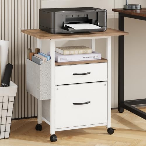 GYIIYUO 2 Drawer File Cabinet 24''W, Mobile Filing Cabinet, Printer Stand - Image 6