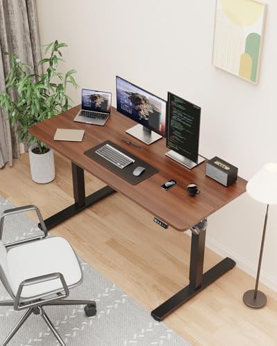 40" Small Electric Standing Desk Adjustable Height for Home Office - Image 2