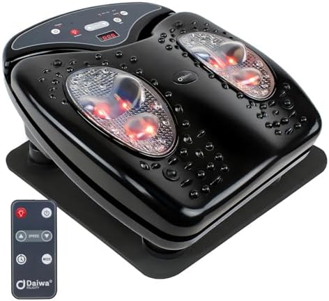 Daiwa Felicity Foot Vibe Pro Massager - Vibrating Electric Shiatsu Foot Massagers for Plantar Fasciitis Pain Relief Circulation Neuropathy - Calf Leg Feet Massage by DaiwaFelicity
