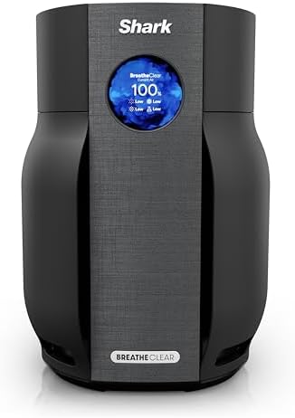 Shark BreatheClear Smart Air Purifier, HP162BK, Charcoal by Shark