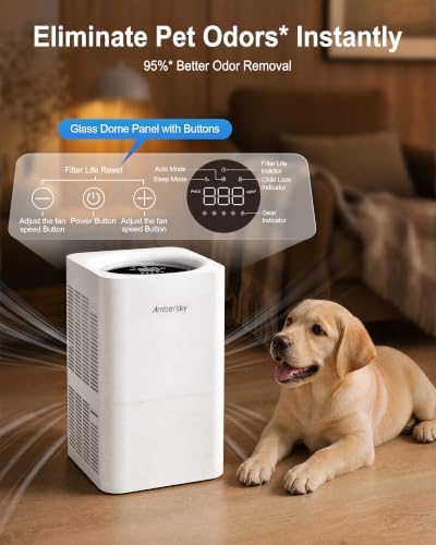 Ambersky HEPA Filter Air Purifier for Home Bedroom Large Room 2500 Ft² AUTO - Image 2