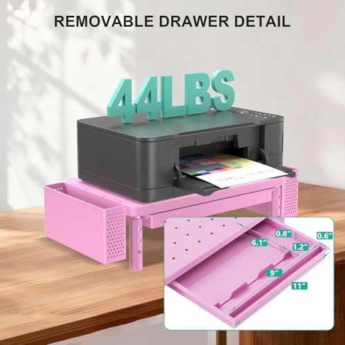 WALI Computer Monitor Stand with Storage and Pen Holder - Image 3