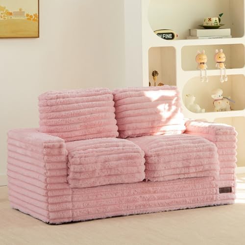 MAXYOYO Kids Bean Bag Chair, Comfy Upholstered Bean Bag Sofa with Filler by MAXYOYO