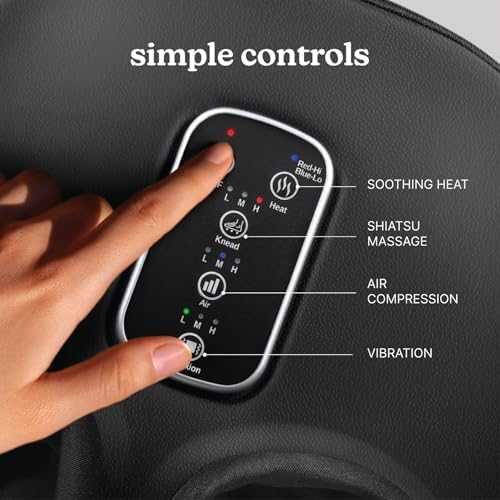 Homedics Shiatsu Foot Massager with Heat, Air Compression & Vibration - Image 5