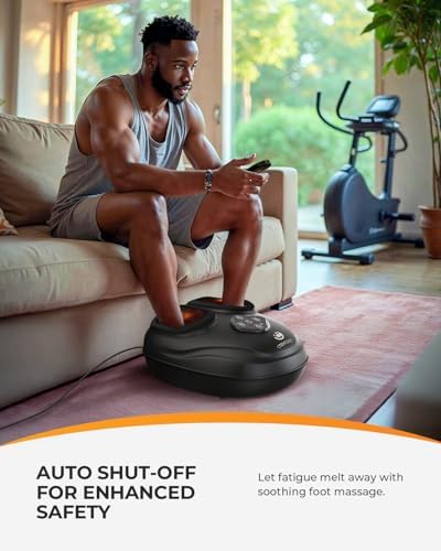 CooCoCo FSA Eligible Shiatsu Foot Massager with Heat and Remote - Image 5