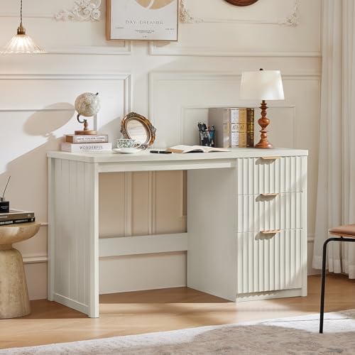 LEYAOYAO Office Desk 48" with 3 Drawers Storage File Cabinet by LEYAOYAO-Findtheshiningpointofyourideallife%EF%BC%81