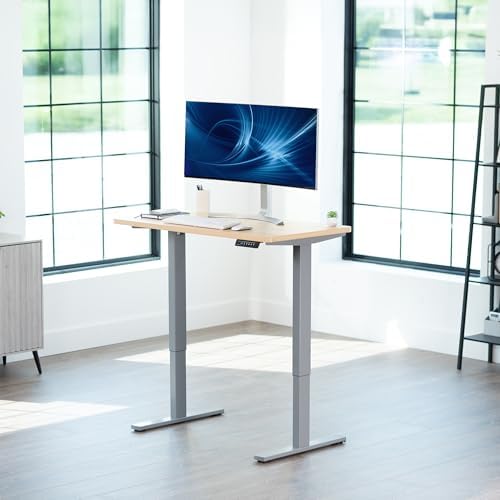 VIVO Light Wood 43 x 24 in Standing Desk, DESK-KIT-1G4C - Image 2