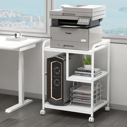 Fannova Large Printer & PC Tower Stand with Wheels for Home Office Storage by Fannova