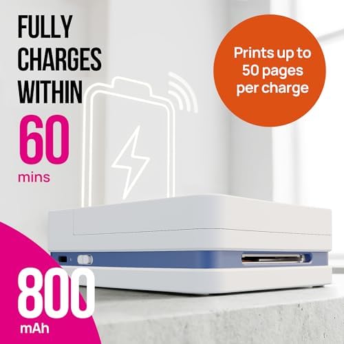 Nelko PP01 Photo Printer, 2x3 Portable Mini Printer with 100 Sheets, White - Image 6