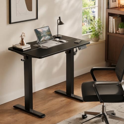Claiks 35 x 20 Inch Black Electric Standing Desk - Image 2