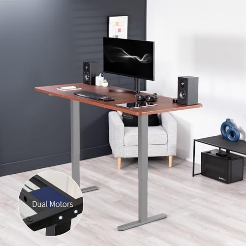 VIVO Dark Walnut 71 x 30 in Standing Desk, DESK-KIT-E2G7D - Image 3