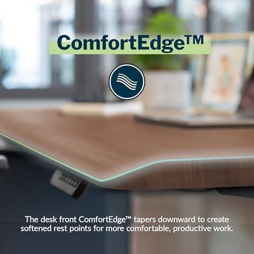 Vari ComfortEdge Electric Standing Desk – 40x26 – Walnut/Slate - Image 3