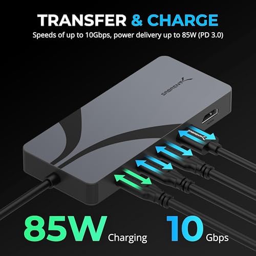 SABRENT USB4 Travel Hub, HDMI 2.1, 2.5GbE, 85W PD (HB-U4HP) - Image 3