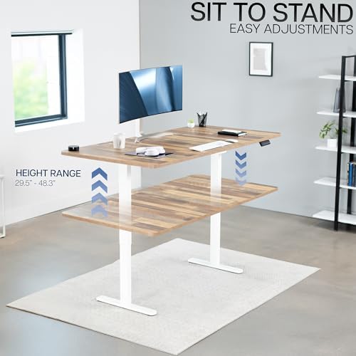 VIVO Reclaimed Wood 71 x 36 in Standing Desk, DESK-KIT-E2W7P-36 - Image 6