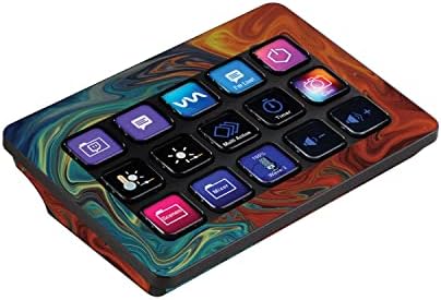 MightySkins Skin Compatible with Elgato Stream Deck MK.2 - Lava Water | Protective, Durable, and Unique Vinyl Decal wrap Cover | Easy to Apply, Remove, and Change Styles | Made in The USA by MIGHTY+SKINS
