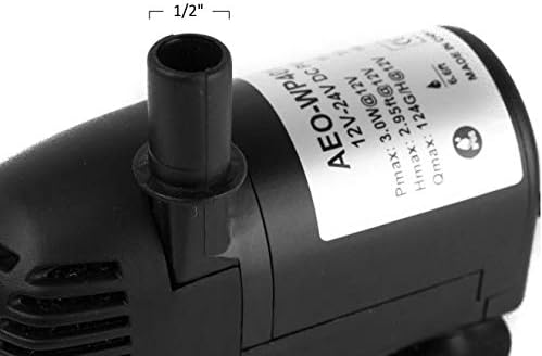 12V-24V DC Brushless Submersible Water Pump 196 GPH for Solar Fountain Hydroponics and Aquaponics - Image 6
