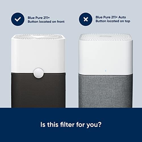 BLUEAIR Genuine Blue Pure 211+ Replacement Filter for 211+ Air Purifiers - AHAM Certified, HEPASilent Dual Filtration, Removes Particles & Odors, Genuine Carbon Filter (Pack of 7) - Image 2