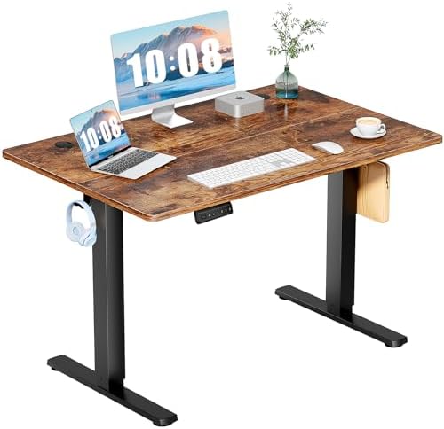 DUMOS 48 Inch Electric Standing Desk, Memory Adjustable Home Office Desk by DumosLifestyle