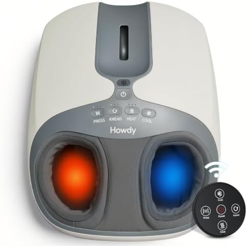 Howdy Shiatsu Foot Massager with Cooling & Heating for Plantar Fasciitis by Unknown