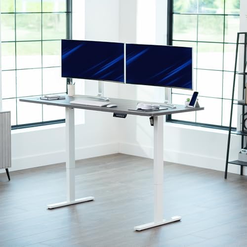 VIVO Dark Gray 71 x 30 in Standing Desk, DESK-KIT-1W7G - Image 2