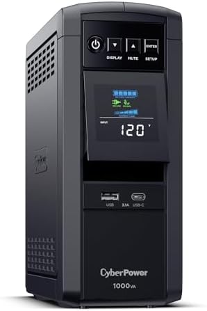 CyberPower CP1000PFCLCD PFC Sinewave UPS Battery Backup and Surge Protector - Image 3