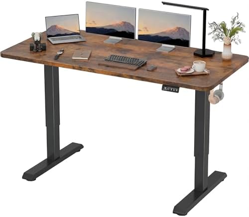 Furmax 63 Inches Electric Height Adjustable Standing Desk Home Office Desk by Furmax